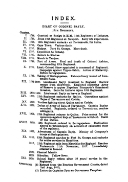 Diary of Colonel Bayly: 12Th Regiment.. 1796-1830 | Richard Bayly