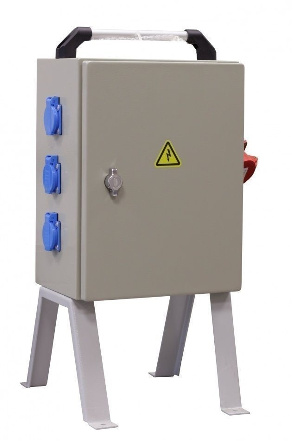 Щит механизации ЩМ- РУСП- 40-3х1П-1х3П-IP54 (ВВ- 40А с 1 УЗО, 3 роз. 1Р+N+РЕ 16А, 1 роз. 3Р+N+PE 16A)