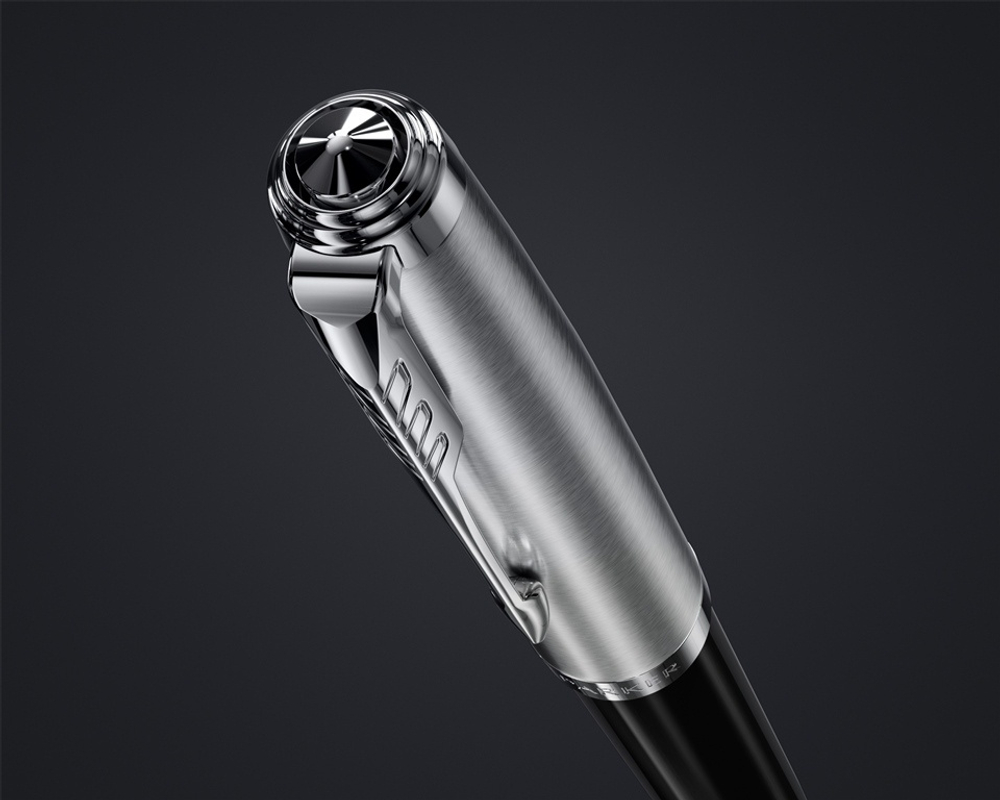 Перьевая ручка Parker 51 CORE BLACK CT, перо: F, цвет чернил: black/blue, в подарочной упаковке.