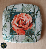 Набор чехлов на табурет из гобелена Роза чайная (33х33 см) - 2шт