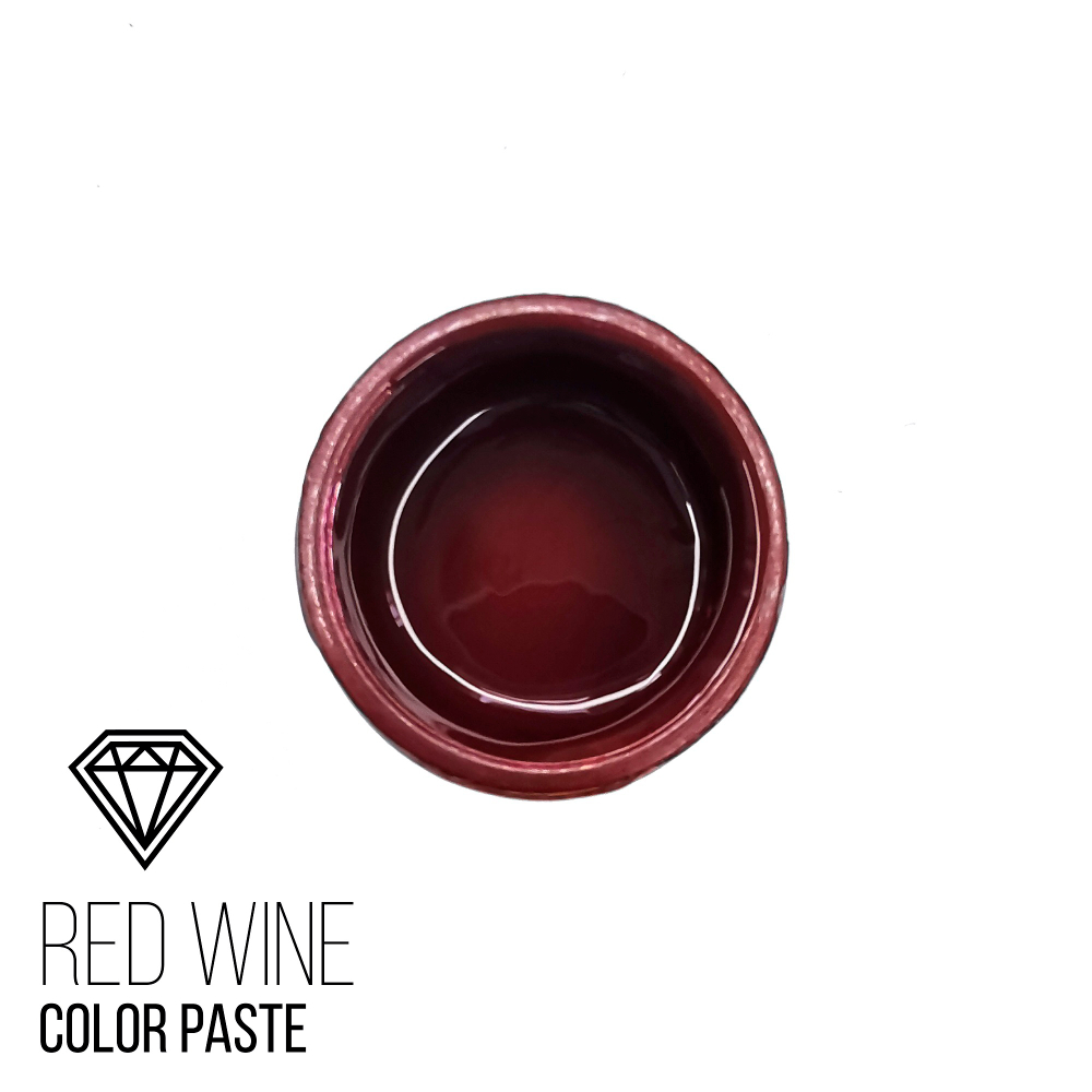 Колеровочная Паста "Red Wine" , Винно Красный, 25мл