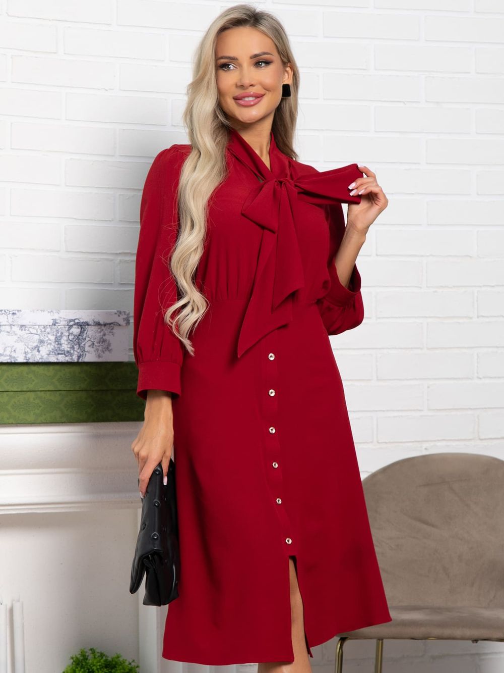 Платье Берта (красное) П15494-34М LT Collection