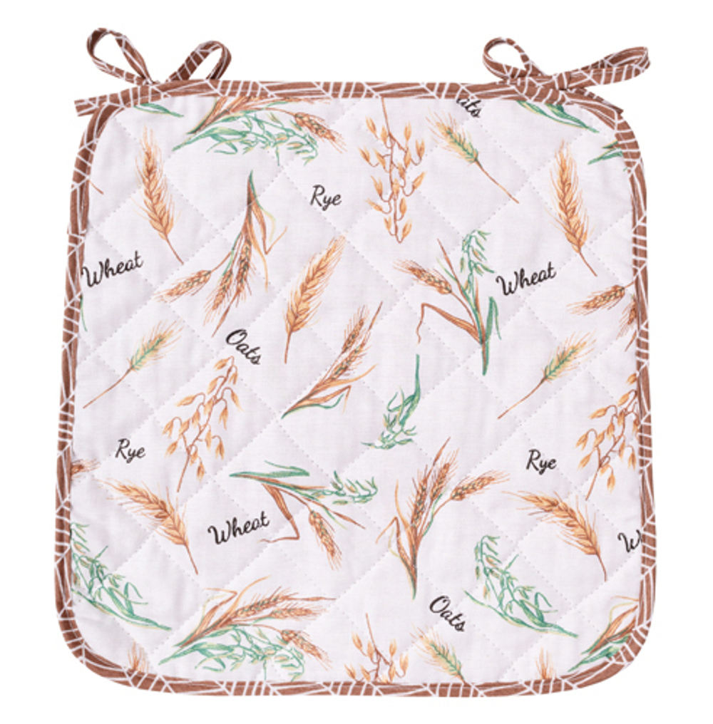 Чехол на стул с завязками 35х38"Радушная хозяйка (Традиция)» (Колоски)