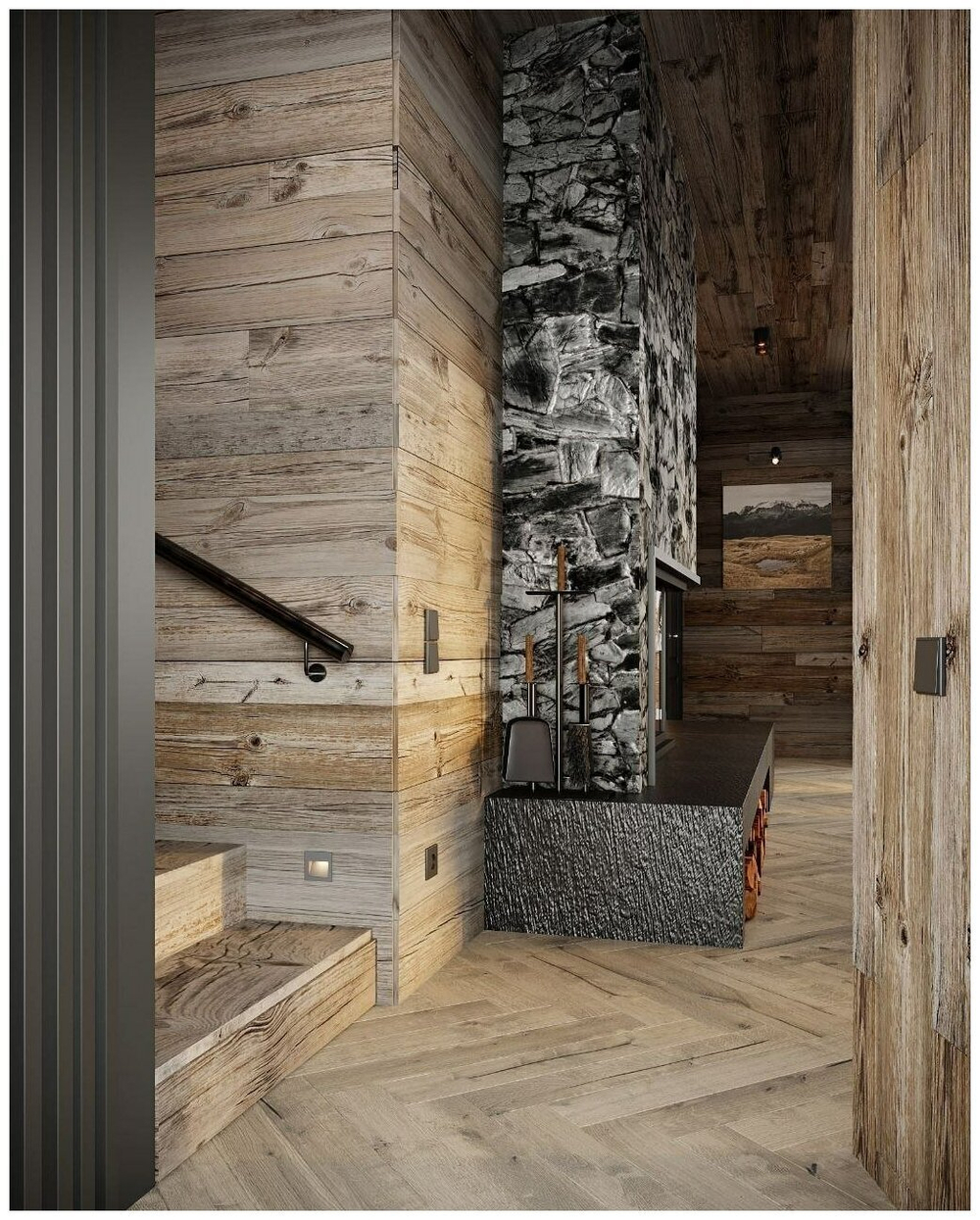 Доска амбарная (loft) для декора стен и потолка