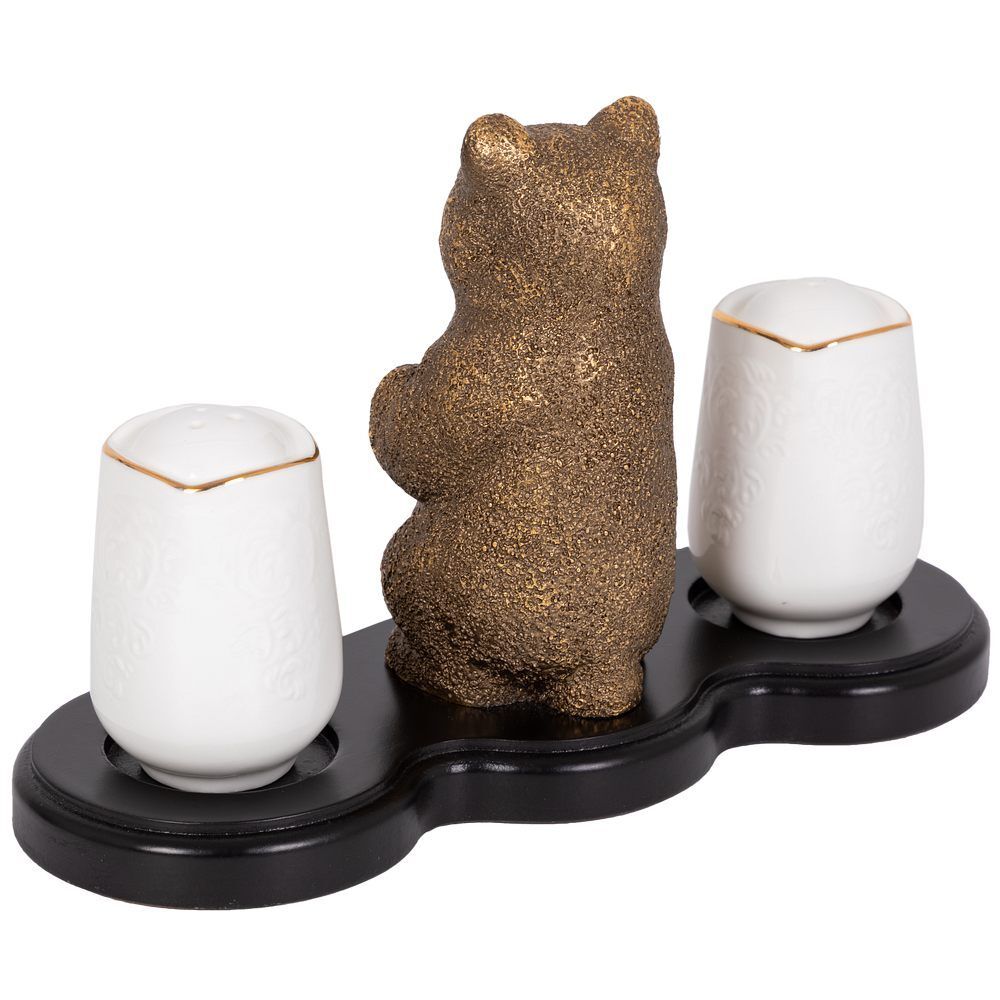 Подставка под специи Мишка Найс Каштан Бронза