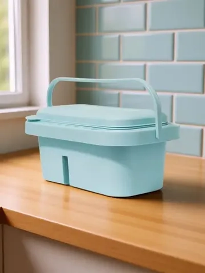 Кистемойка с палитрой пастельно-голубая