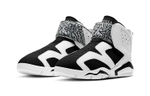 Middle-aged children Jordan Air Jordan 6 Retro Little Flex comfortable shock absorption non-slip high-top basketball shoes black and white panda