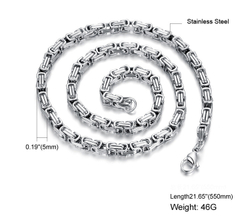 Цепь мужская 55 см Steelman mn082