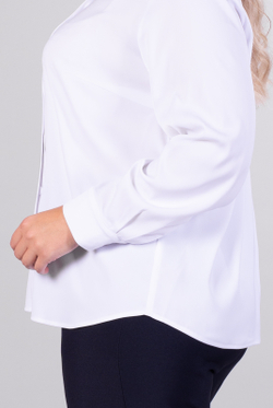 Блузка женская 3724зп, белый #84Бел093724зп