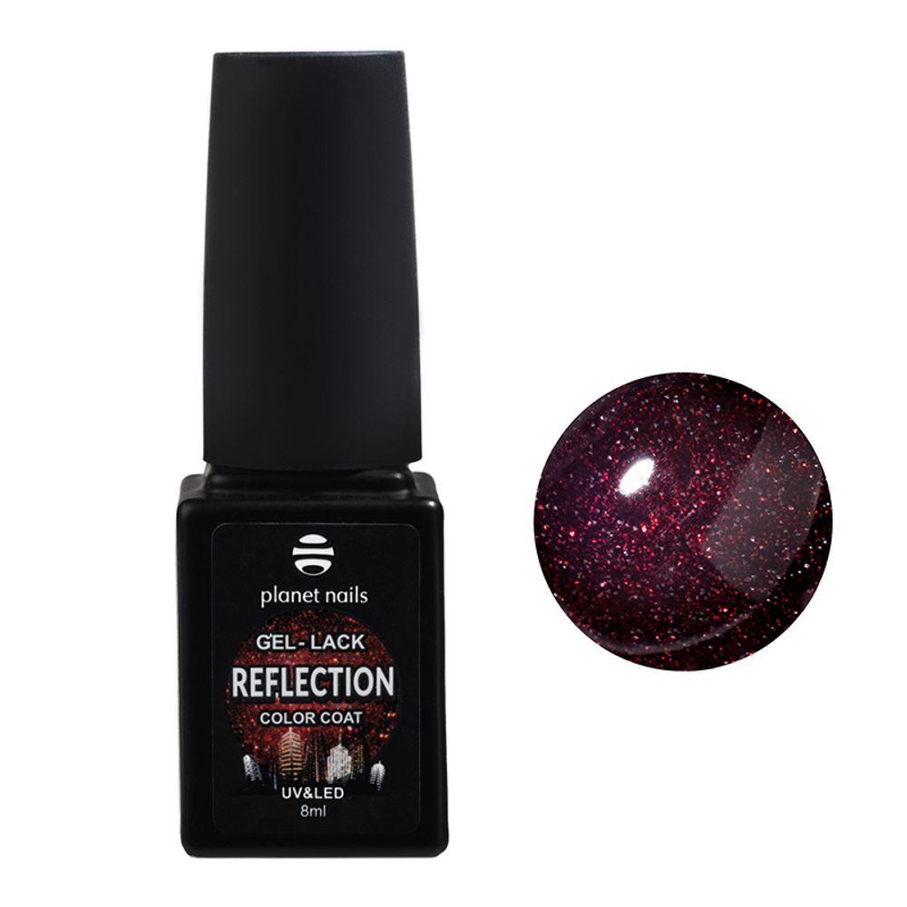 Planet Nails Гель-лак  &quot;Reflection&quot; 170 светоотражающий, 8мл