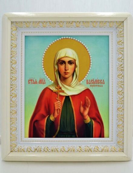 Икона Василиссы Никомидийской ручной работы.