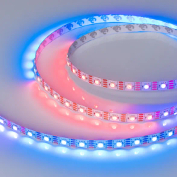 Светодиодная лента SPI-B60-10mm 12V RGB-PX1-RAM (9.3 W/m, IP20, 5060, 5m) (Arlight, бегущий огонь) 033437