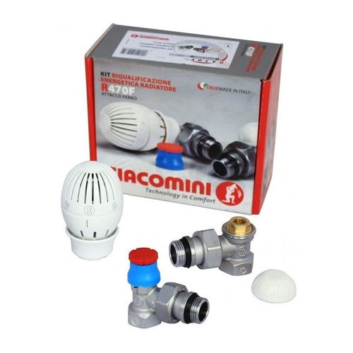 Набор термостатический для подключения радиатора 1/2" угловой Giacomini