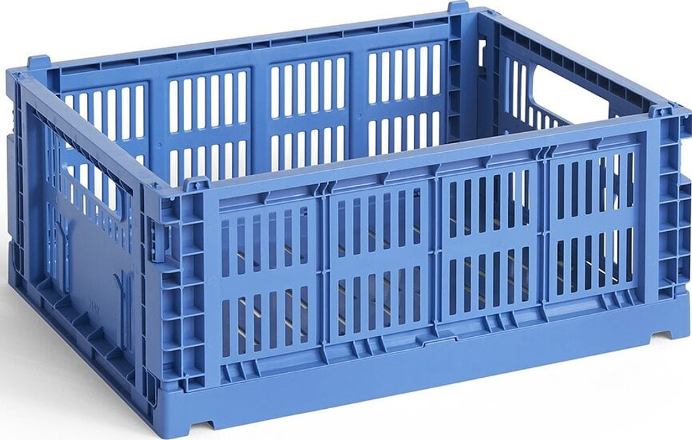 Корзина для хранения Hay Colour Crate, круглая, пищевой пластик, 26,5 см, синяя