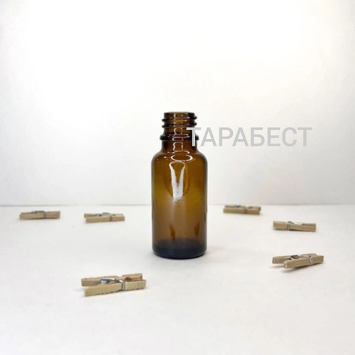 Флакон 020 мл стекло коричневый горло 18/410
