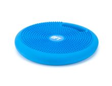 Массажно-балансировочная подушка с ручкой синяя