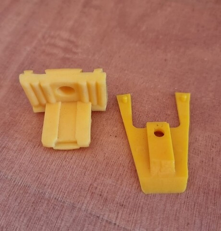 DL55 Пластиковая накладка на кулачки L (Жёлтая)