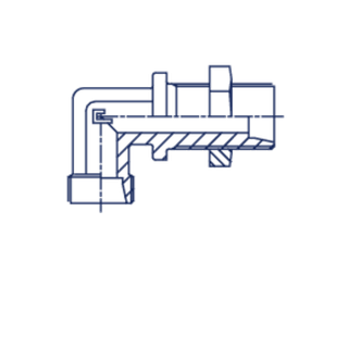 Соединение PD90 DL08 14х1.5 (корпус)