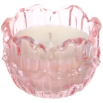 Свеча в стакане «Пламя» 8,3*6 см, Розовый