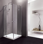 Душевой уголок Cezares Verona 100x90 VERONA-W-AH-2-100/90-C-Cr профиль Хром стекло прозрачное