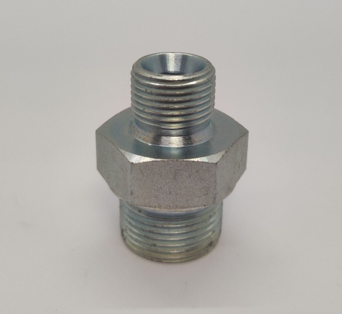 Штуцер 3/8 - М20х1,5 BSP-DK переходной адаптер соеденительный прямой для РВД и гидравлических систем