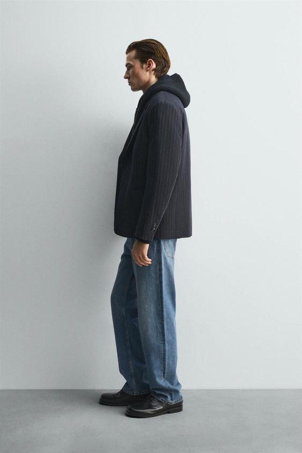 ZARA ДЖИНСЫ STRAIGHT FIT LIMITED EDITION, ВЫЦВЕТШИЙ СИНИЙ