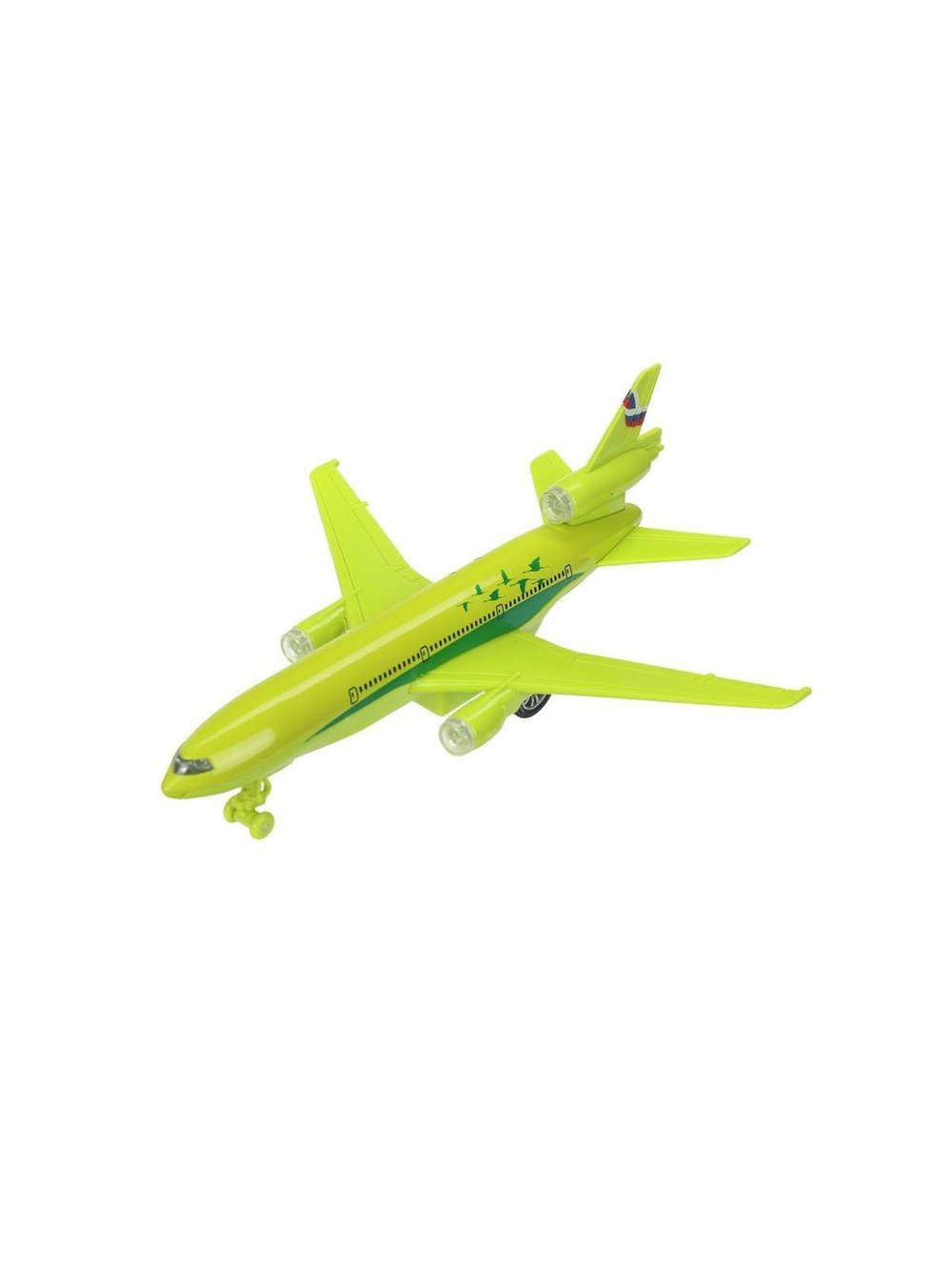 Самолет детский металлический 20 см Авиалайнер
