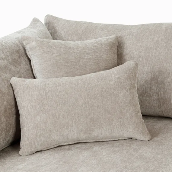 Угловой диван Mia левосторонний 320 см, серый