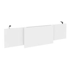 Onix Direct Царга стола руководителя O.M-CSR-5 Белый Бриллиант/Металл Антрацит 1540*450*54