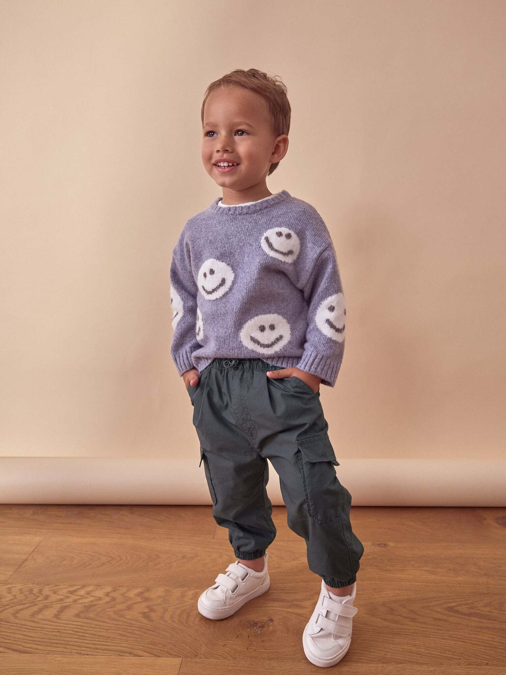 Джемпер для мальчика Next 430-636, Серый