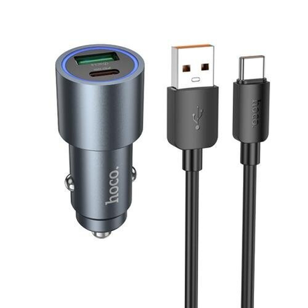 Z60 Bloom 48W dual-port PD30W+QC3.0 multi-protocol car charger set(Type-C)