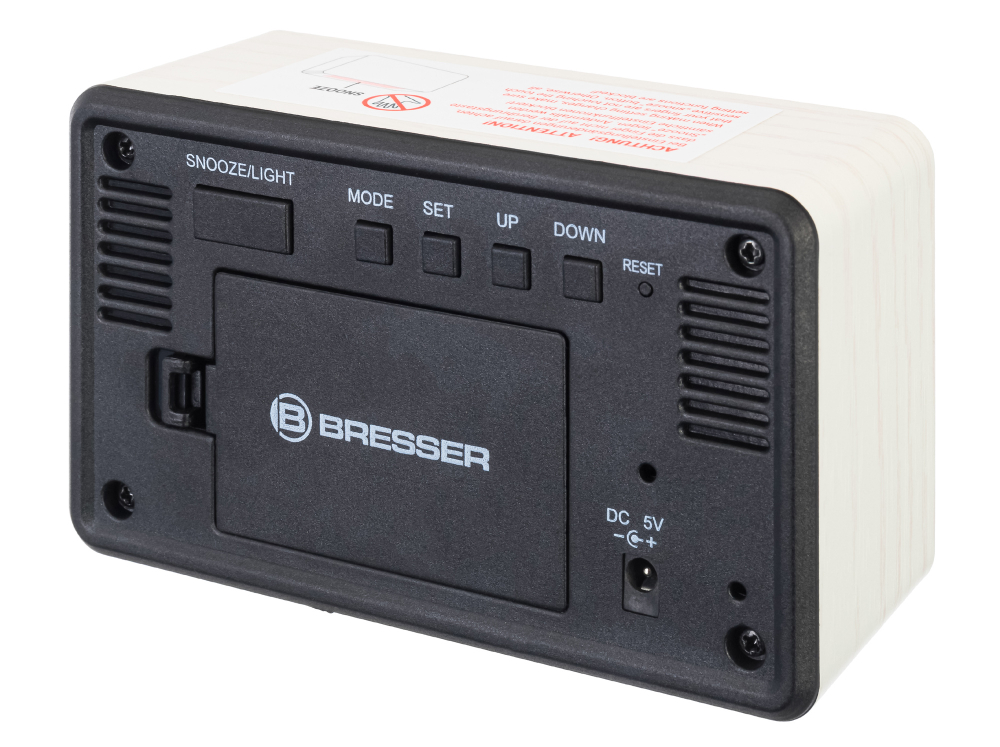 Часы Bresser MyTime W Color LED Blue, белые