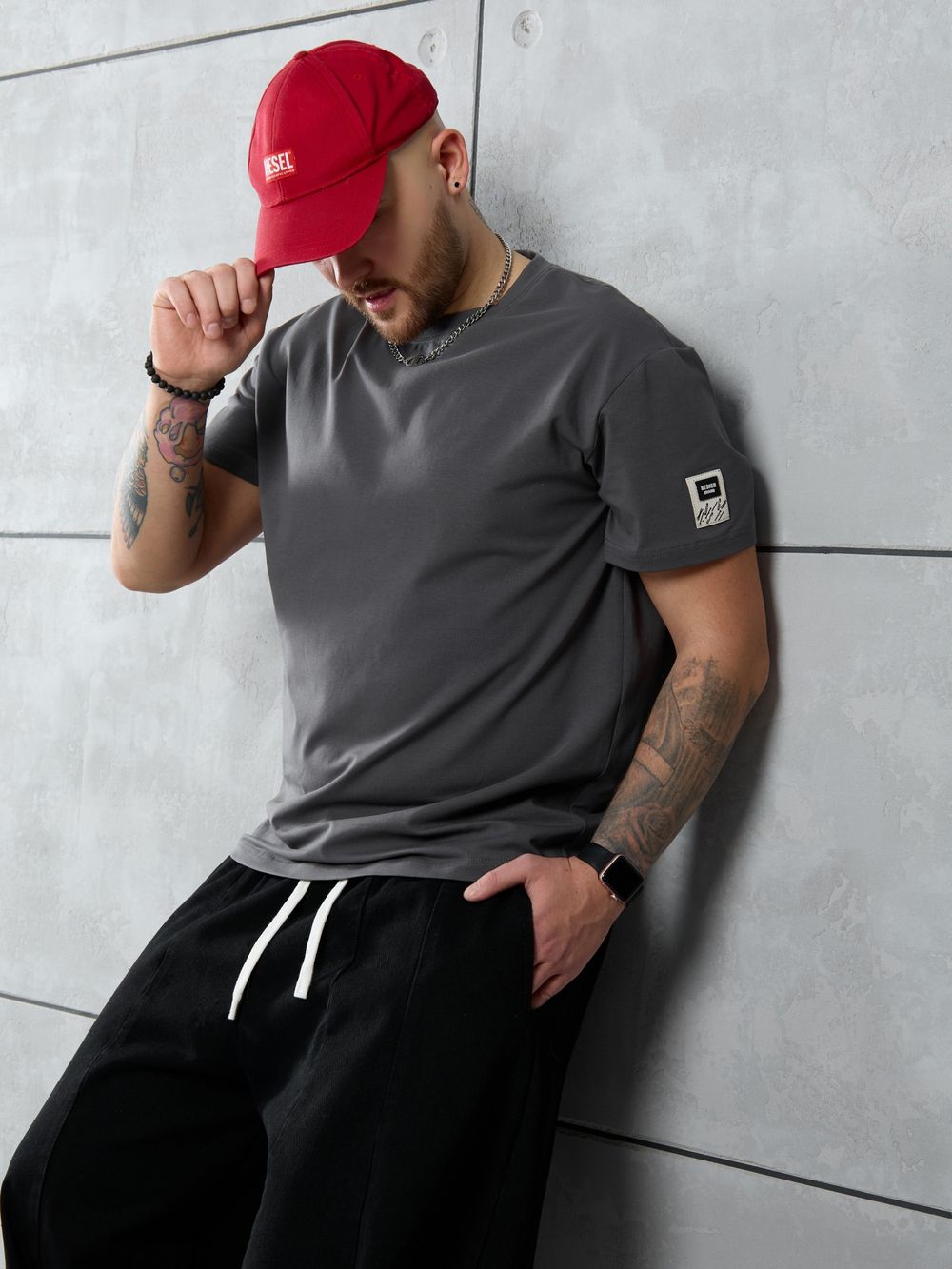 Фуфайка (футболка) мужская Арчи-1 Виотекс СЕРЫЙ