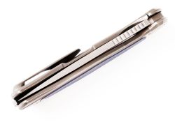 Нож Широгоров Флиппер F95NL S90V MRBS CarboTi Blueфотография - 6