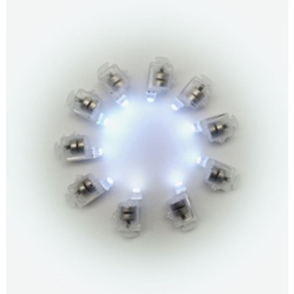 Подсветка в шар Белого свечения, 10 шт.