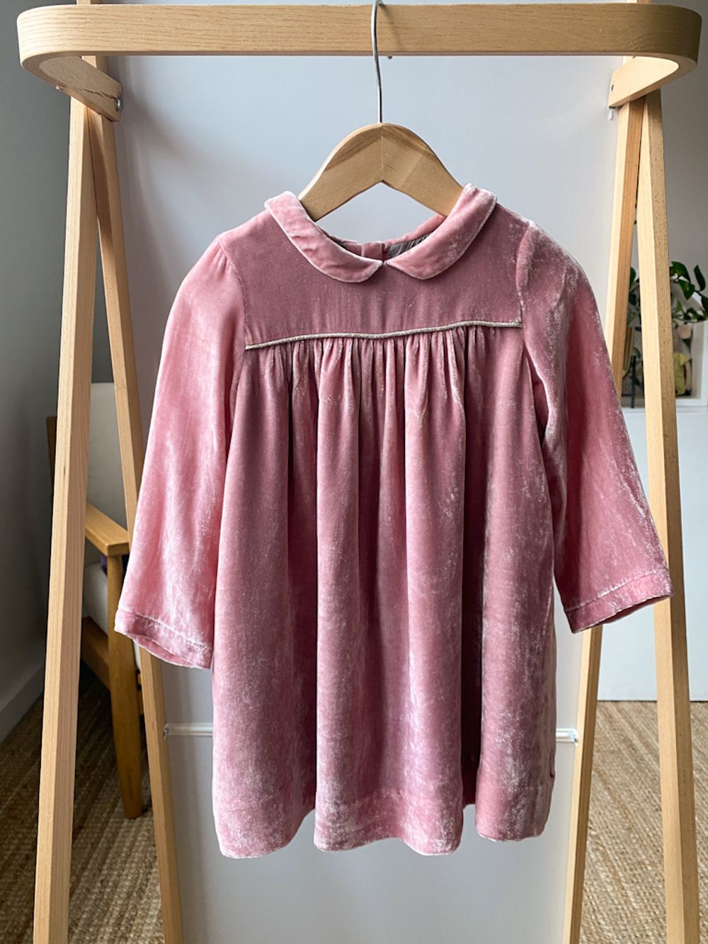 Бархатное платье Bonpoint, 92