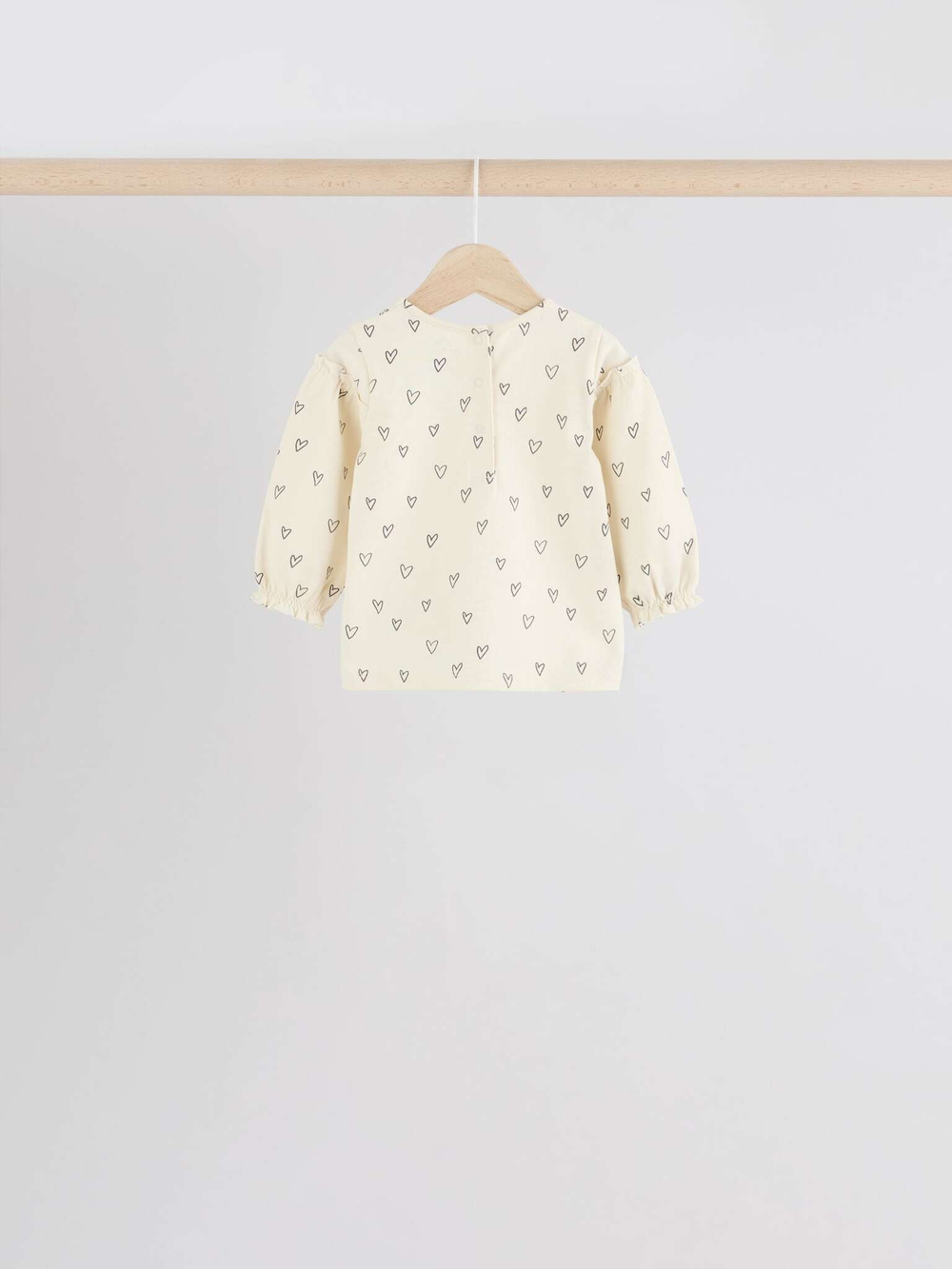 Лонгслив для малышей Next E67-019, 4 шт., Молочный, Розовый, Коричневый