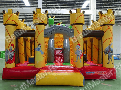 Коммерческий надувной батут "Замок дракона"