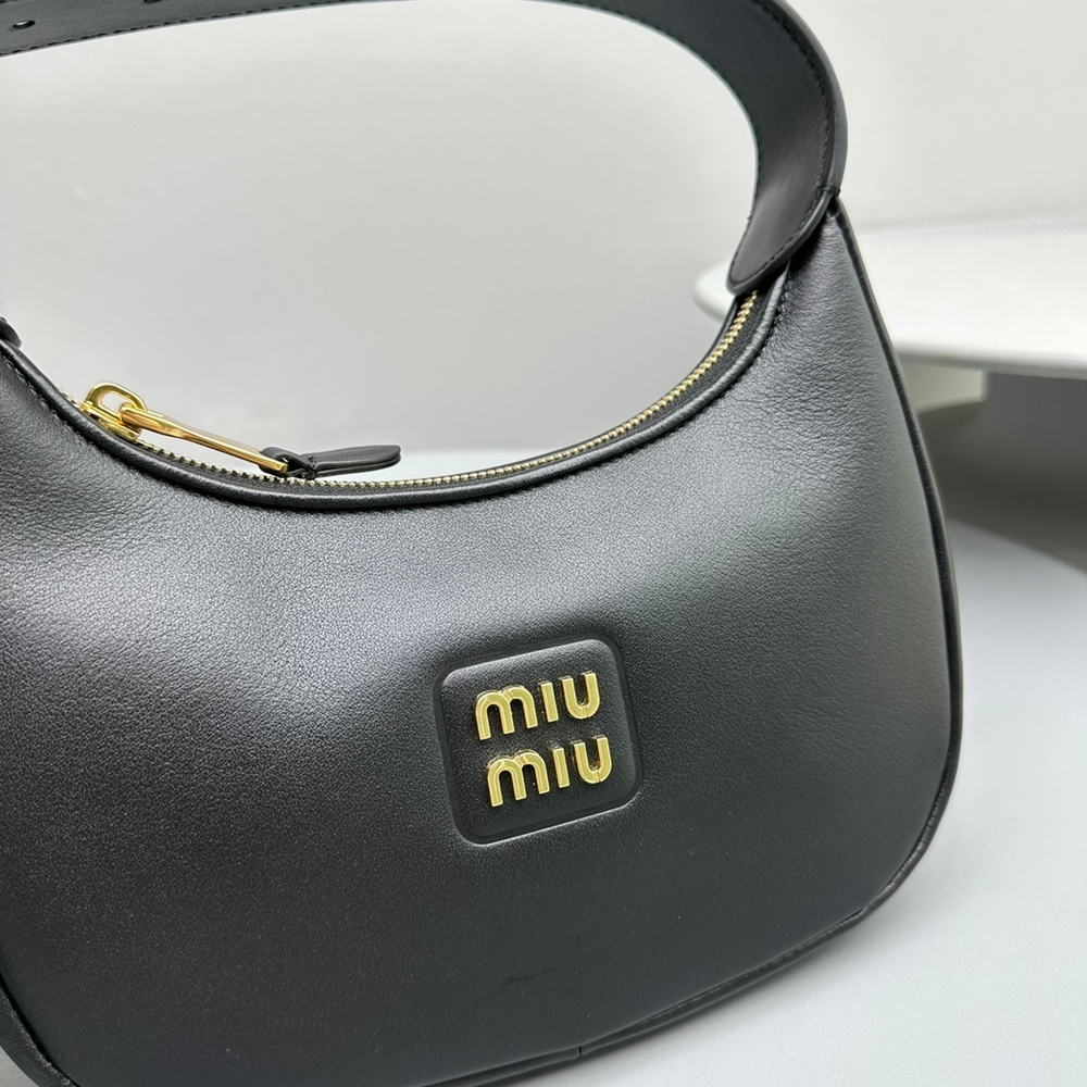 Leather Hobo Bag 20 cm