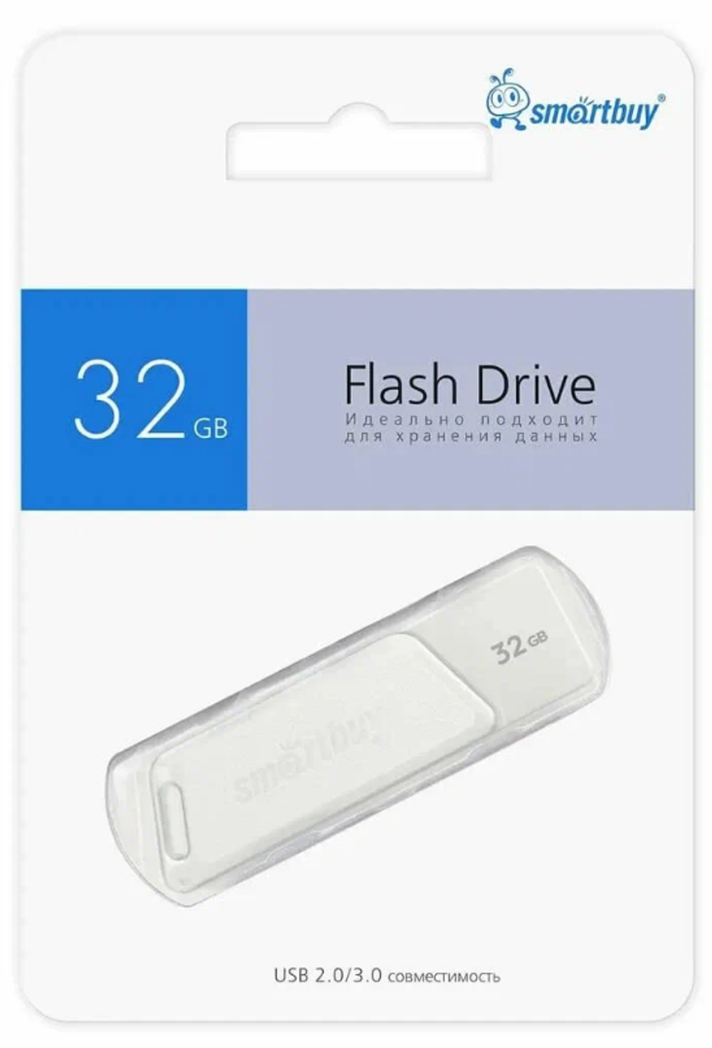 Флешка 32-GB Smartbuy Arcanium White USB 2.0