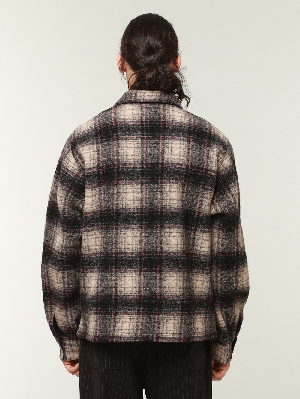 Рубашка Wool Plaid Zip