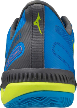 Теннисные кроссовки Mizuno Wave Exceed Tour 5 CC - peace blue/acid lime/iron gate
