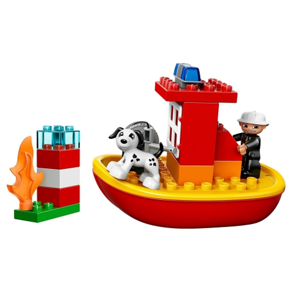 LEGO Duplo: Пожарный катер 10591 — Fire Boat — Лего Дупло