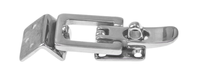 Защелка иллюминатора угловая нержавеющая