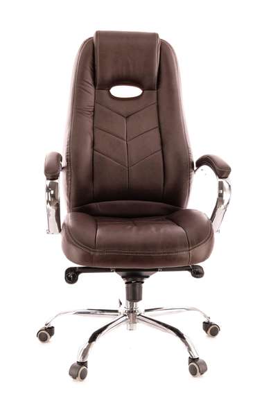 Кресло руководителя Everprof Drift M Экокожа Коричневый
