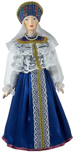 Кукла коллекционная в Свадебном женском костюме.