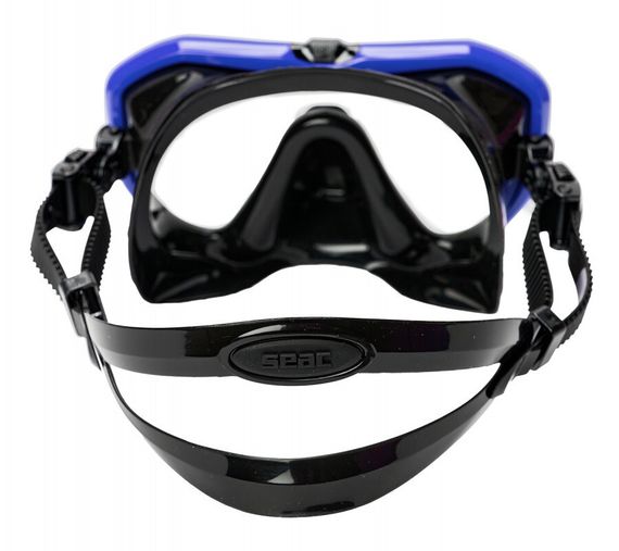 Маска Seac Appeal черно-синяя рамка/черный силикон
