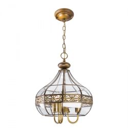 Citilux Гера-2 CL444230 Люстра подвесная витражная Бронза