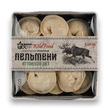 Пельмени из мяса Томского Лося 500г.