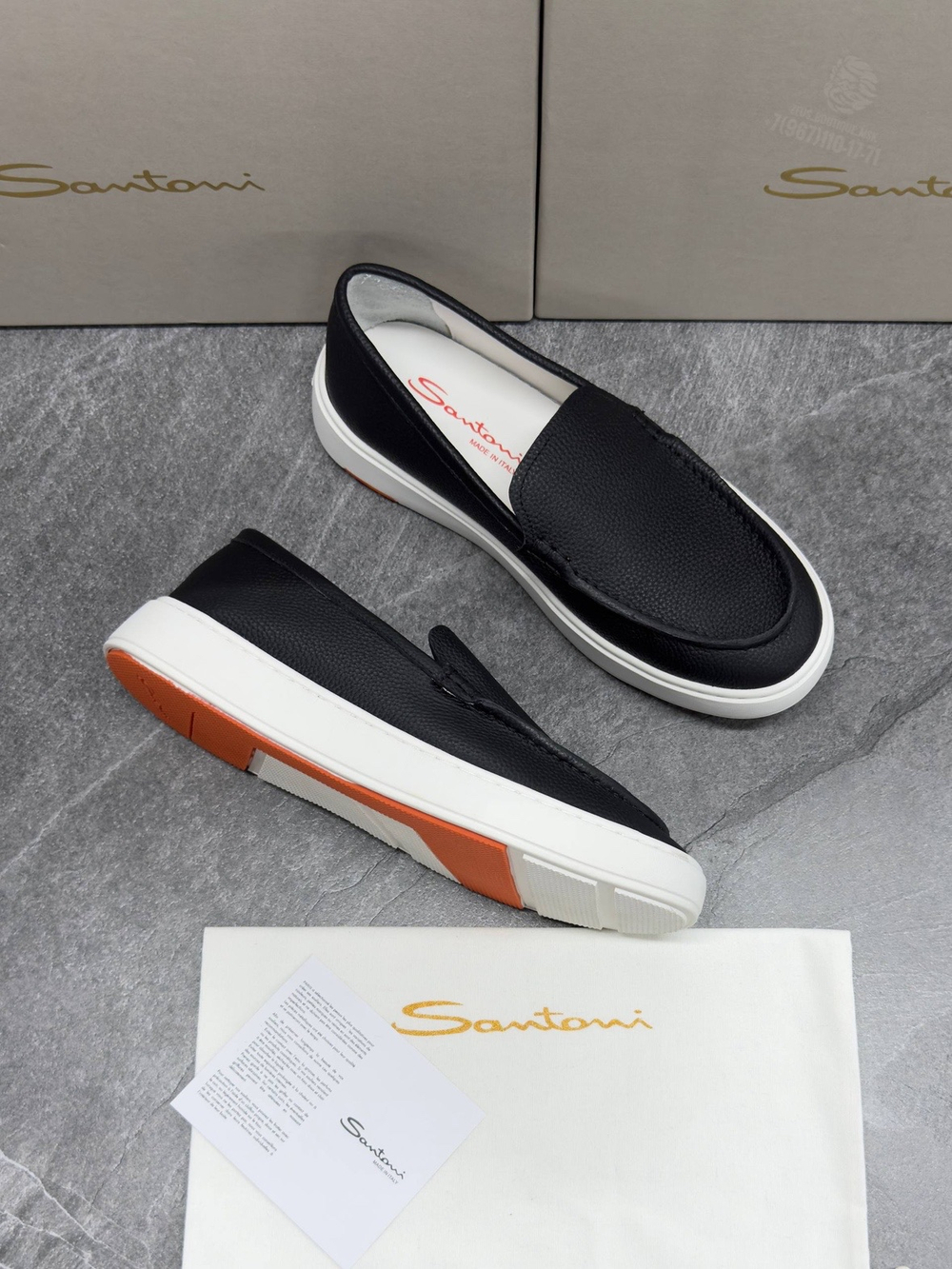 Лоферы Santoni